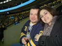 Coll and John at Game