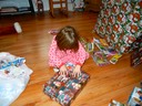 Lilly Opening a Gift