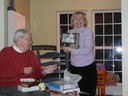 Mrs Murray with Gift