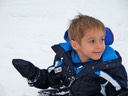 Logan in the Snow