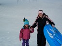 Lilly and Courtney after first time down