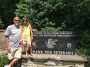 Lilly and Dad at Memorial