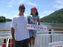 Lilly and Dad on the River