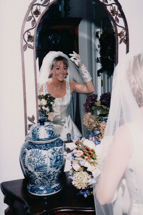 Lori Looking in Mirror