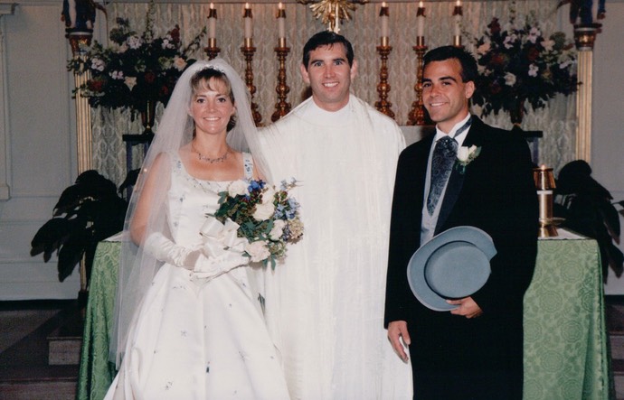 Lori Matt and Father Jim