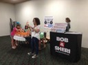 Sheri Talking to Crowd